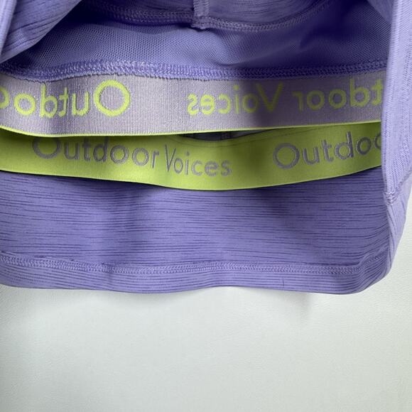 Outdoor Voices Tech Sweat Criss Cross Wisteria Purple Size XS Adjustable - Picture 7 of 7